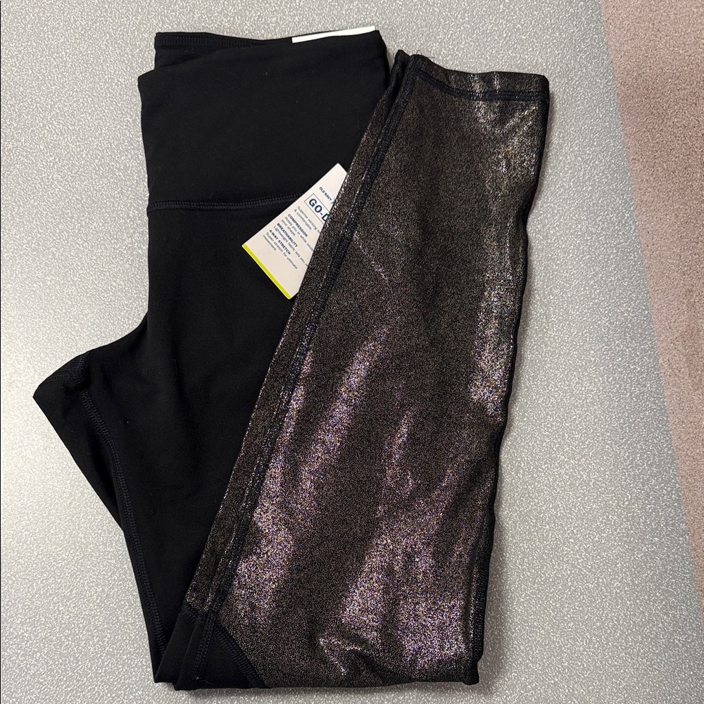 Old Navy Black High-Rise Active Leggings size medium